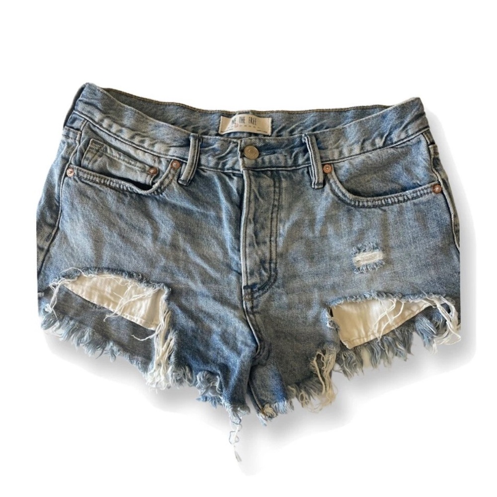We The Free Free People Cutoff Denim Shorts